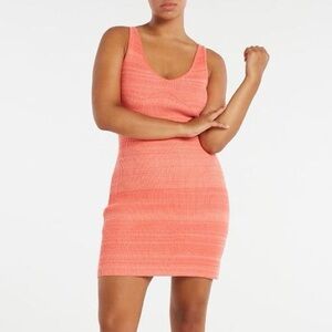 Zulu & Zephyr Vibrations Coral Knit Dress